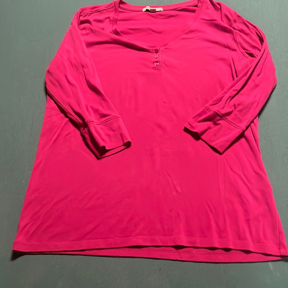 Port Authority mid length sleeve blouse